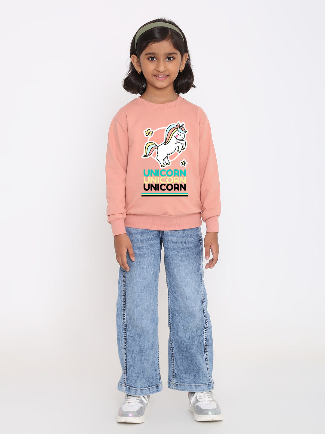 Kids Girls Unicorn Sweatshirt