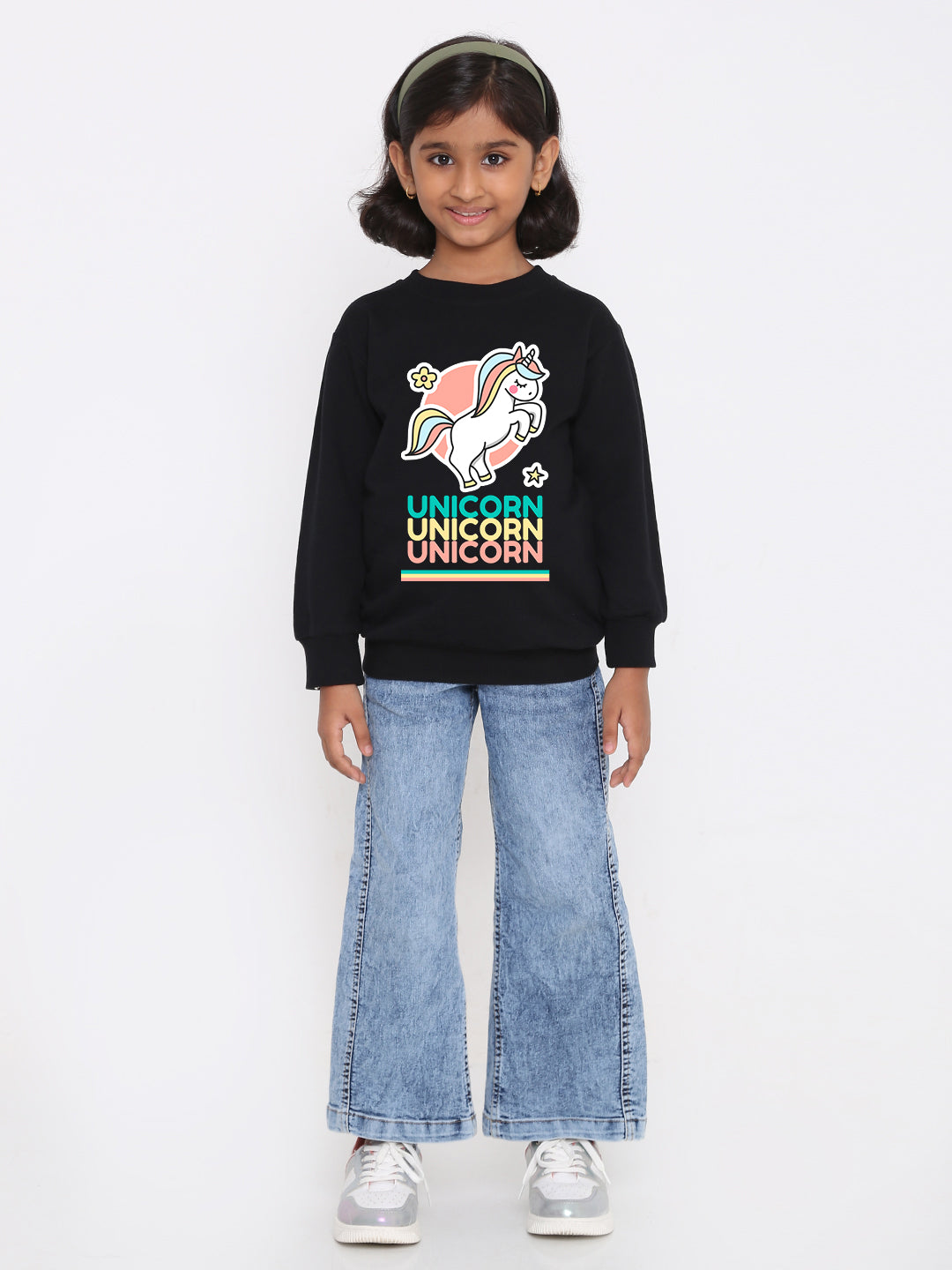 Kids Girls Unicorn Sweatshirt