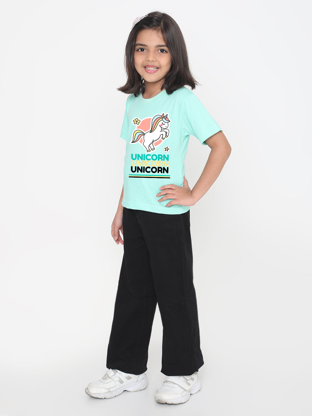 Unicorn Girls Printed T-shirt