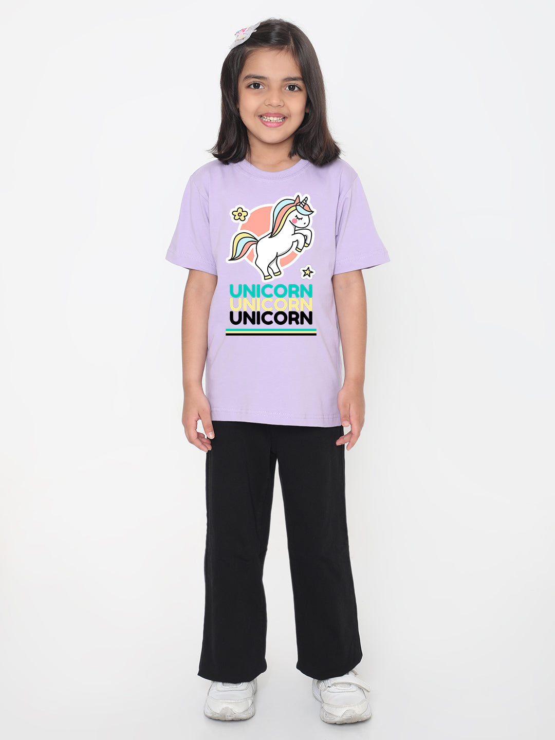 Unicorn Girls Printed T-shirt