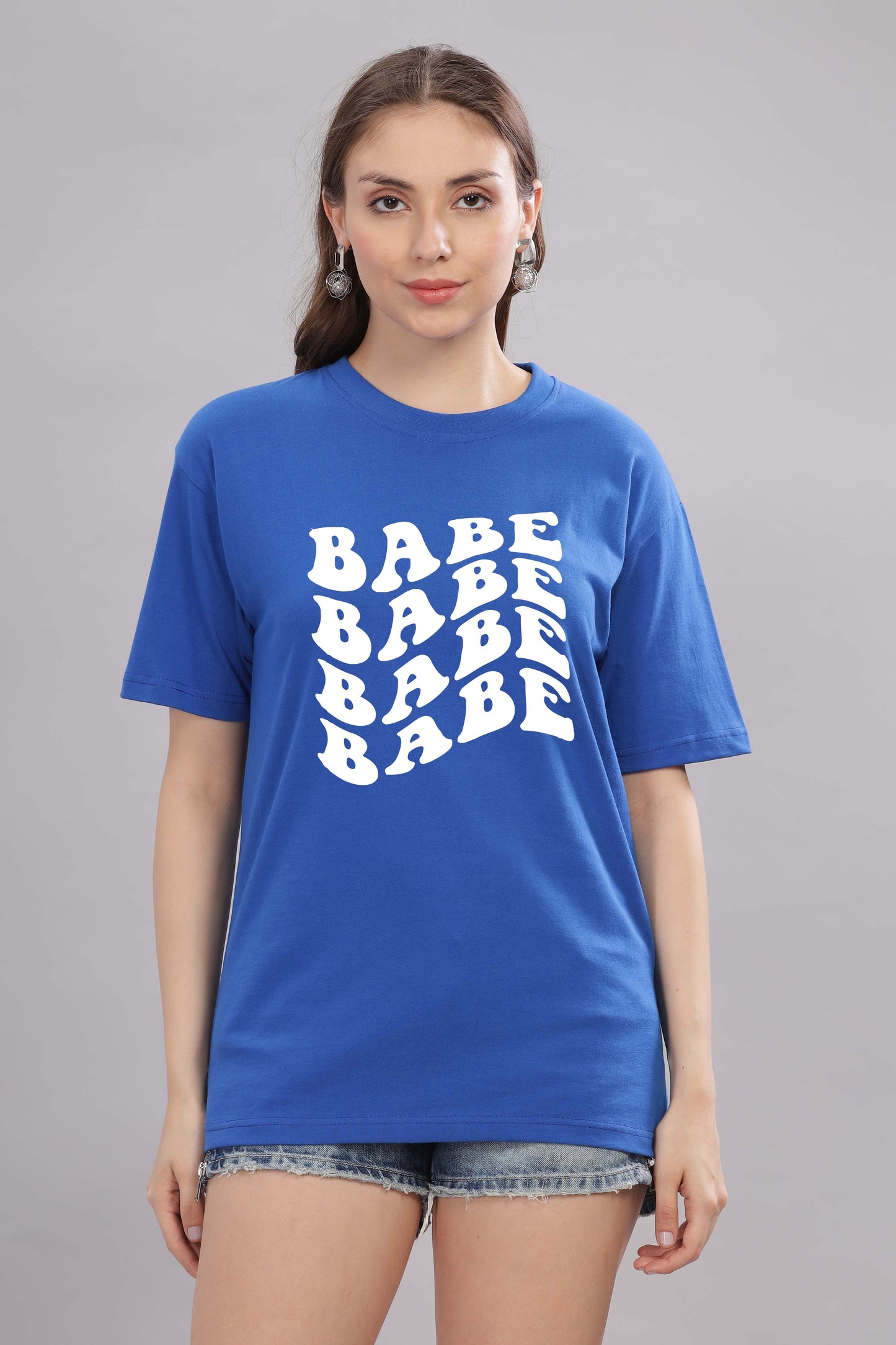 Babe Oversized Baggy Loose Fit T-Shirt