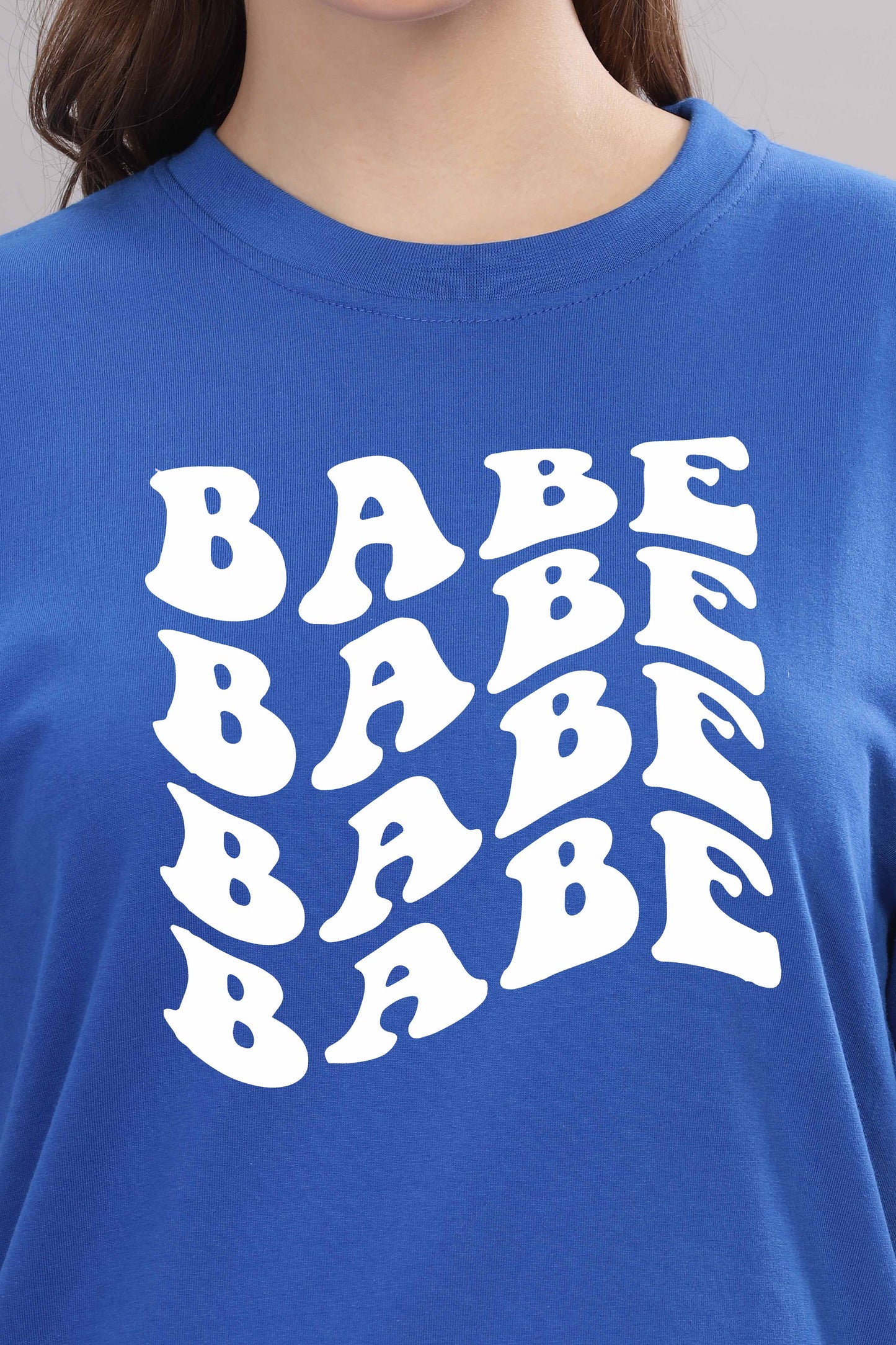 Babe Oversized Baggy Loose Fit T-Shirt