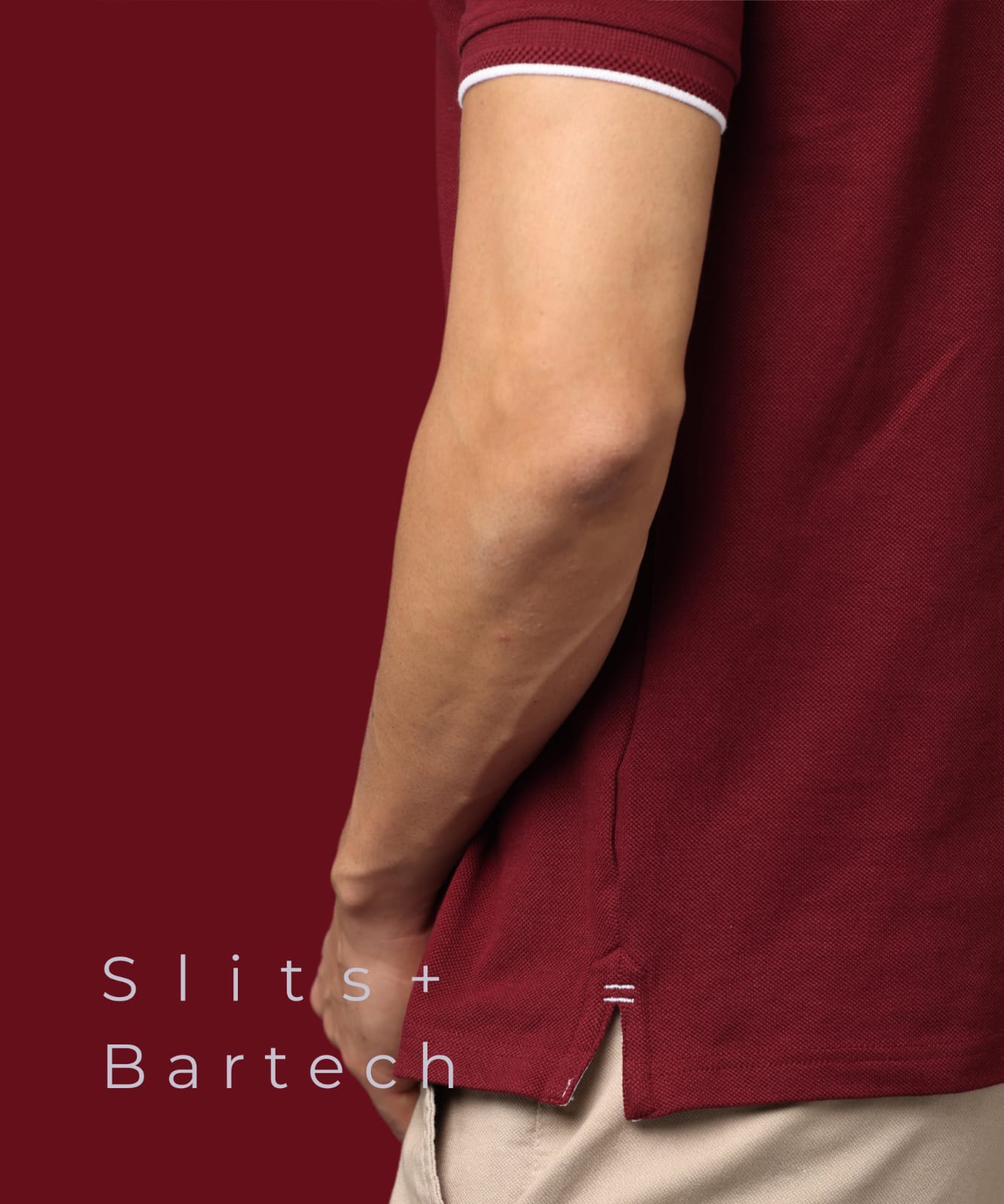 Men French Wine Premium Tipping Polo T-shirt