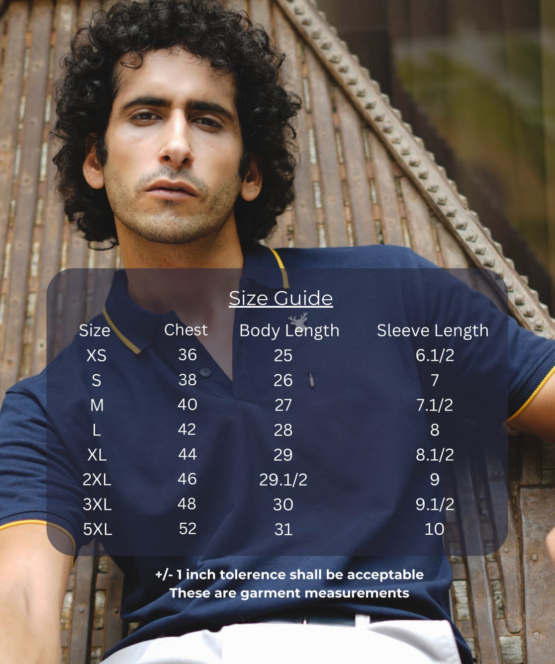 Men Midnight Navy Premium Tipping Polo T-shirt