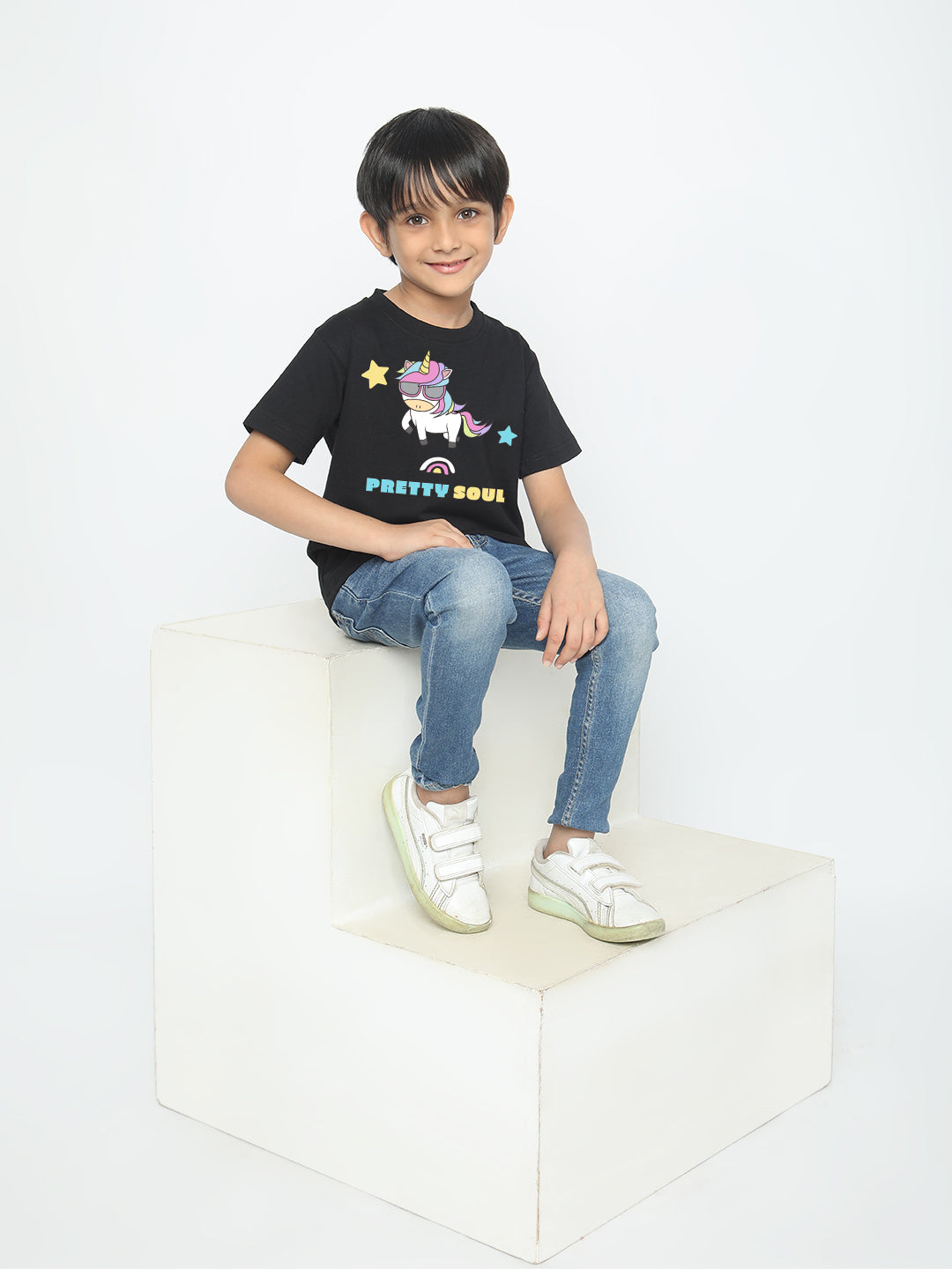 Kids' Boys Unicorn Pretty Soul T-Shirt