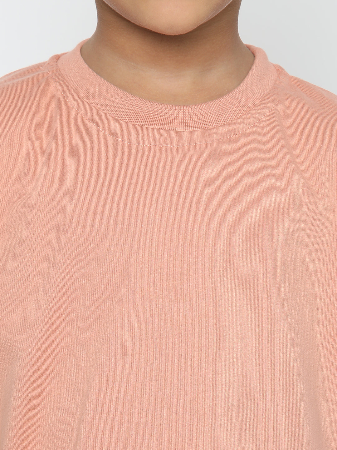 Kids Boys Pure Cotton Plain T-shirt