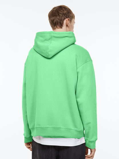 Men Plain Solid Pullover Hooded Hoodie Sweatshirt with 2 Kangaroo Pockets