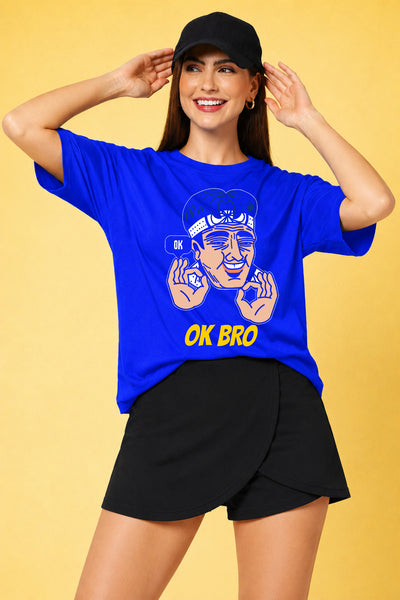 OK Bro Oversized Baggy Loose Fit T-Shirt