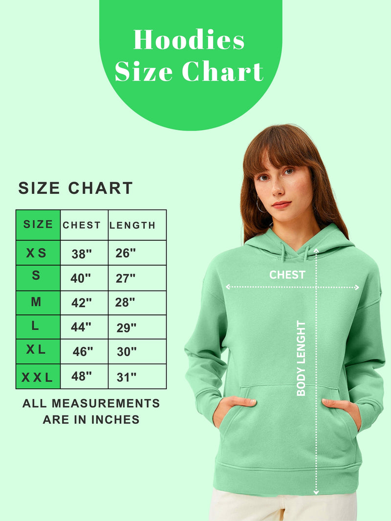 Women Plain Solid Pullover Hooded Hoodie Sweatshirt with 2 Kangaroo Pockets