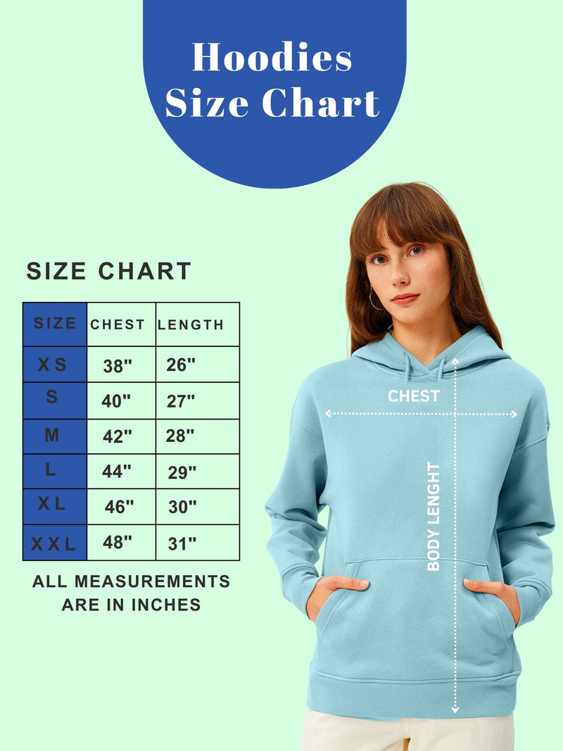 Women Plain Solid Pullover Hooded Hoodie Sweatshirt with 2 Kangaroo Pockets
