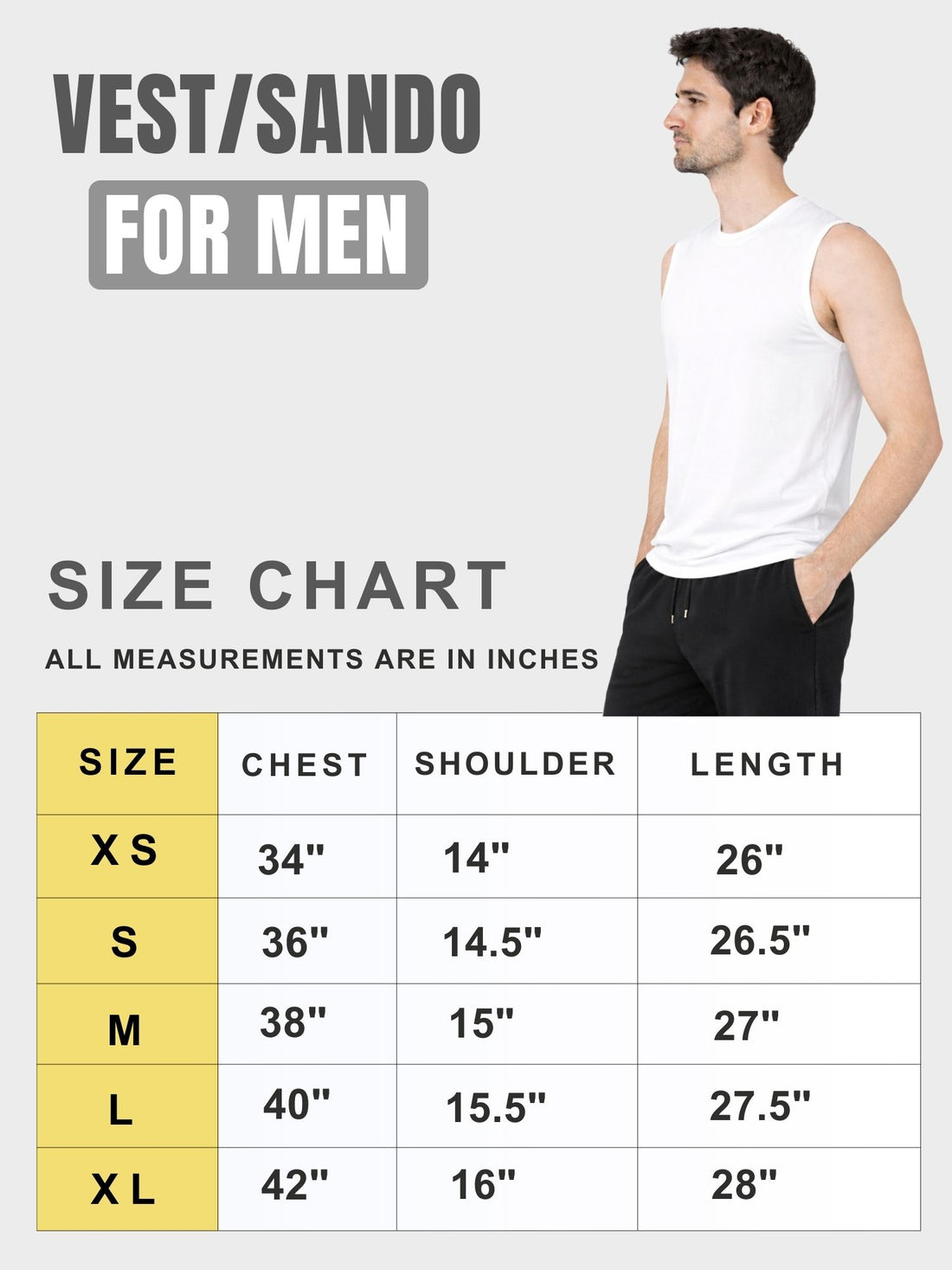 Faltu.co Men Cotton Gym Vest Breathable Sleeveless Sando