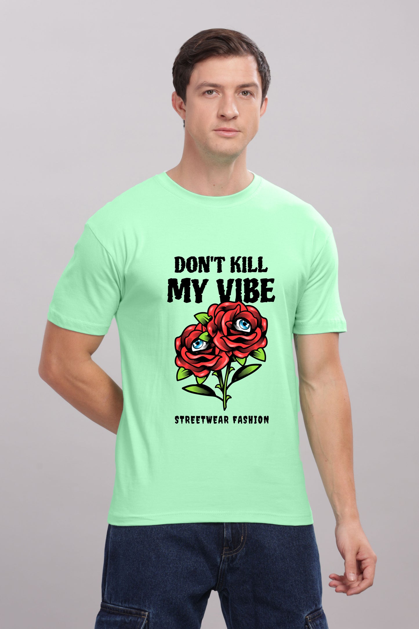Men’s Printed Oversized Baggy Fit Rich Soft Cotton Fabric T-shirt