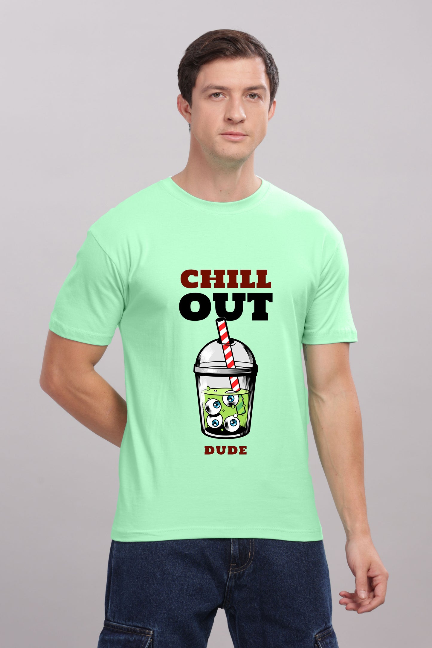 Men’s Printed Oversized Baggy Fit Rich Soft Cotton Fabric T-shirt