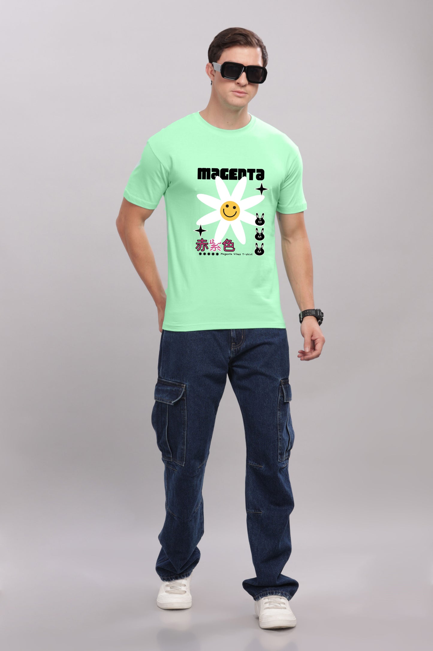 Men’s Printed Oversized Baggy Fit Rich Soft Cotton Fabric T-shirt