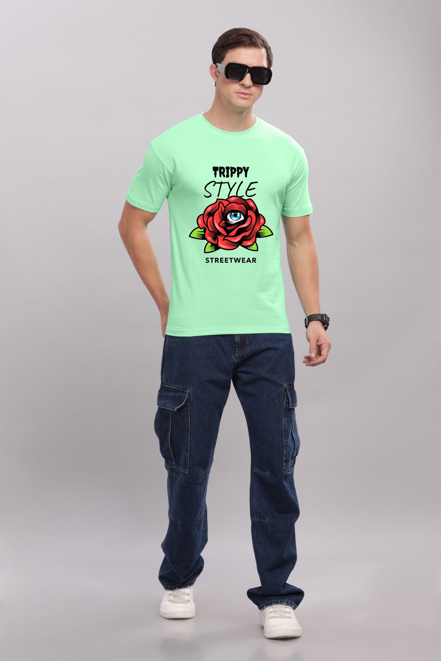 Men’s Printed Oversized Baggy Fit Rich Soft Cotton Fabric T-shirt