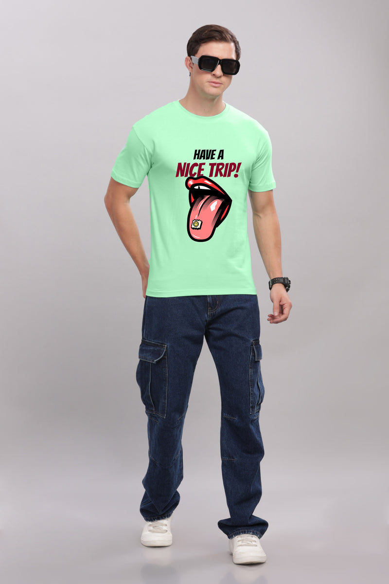 Men’s Printed Oversized Baggy Fit Rich Soft Cotton Fabric T-shirt