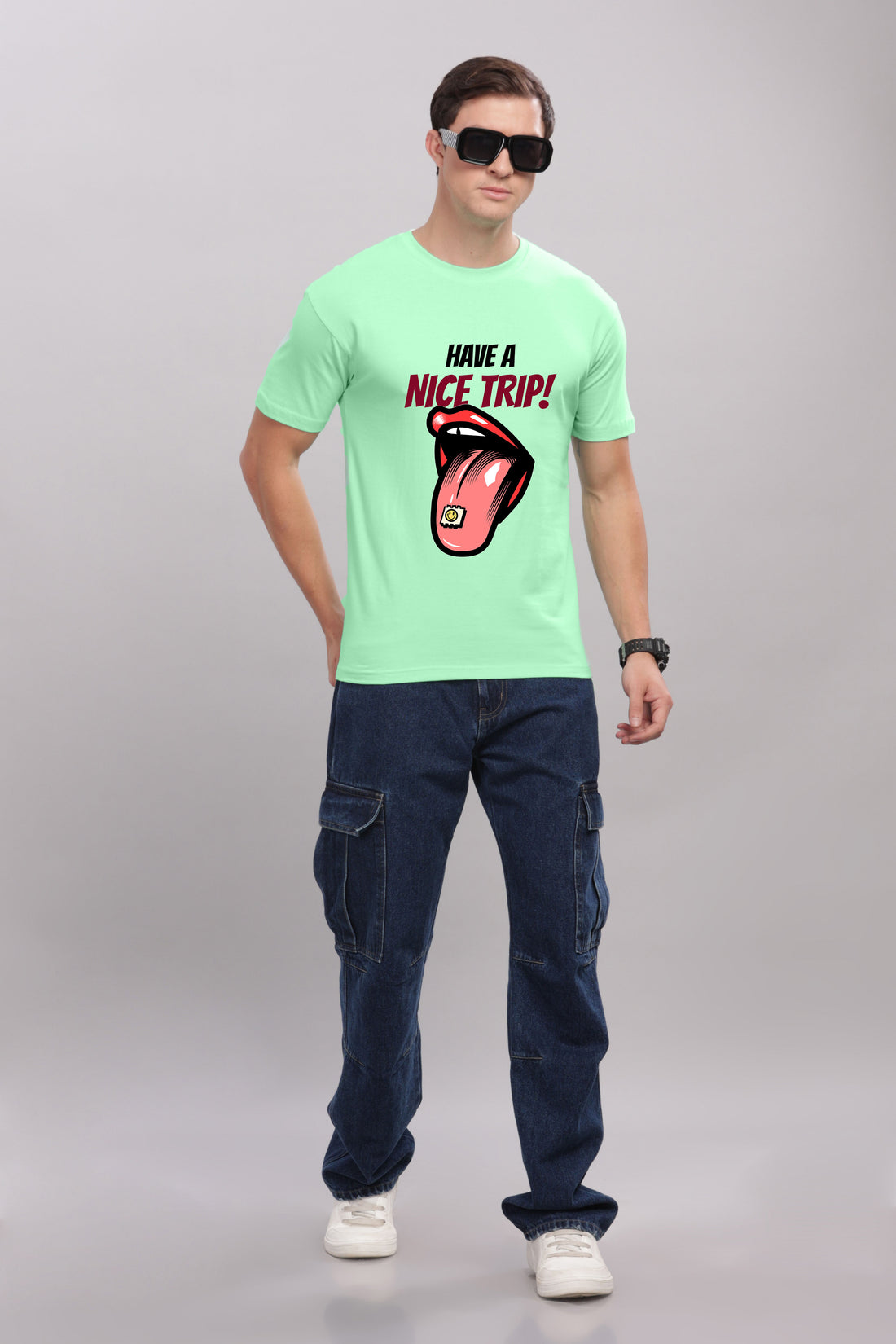 Men’s Printed Oversized Baggy Fit Rich Soft Cotton Fabric T-shirt