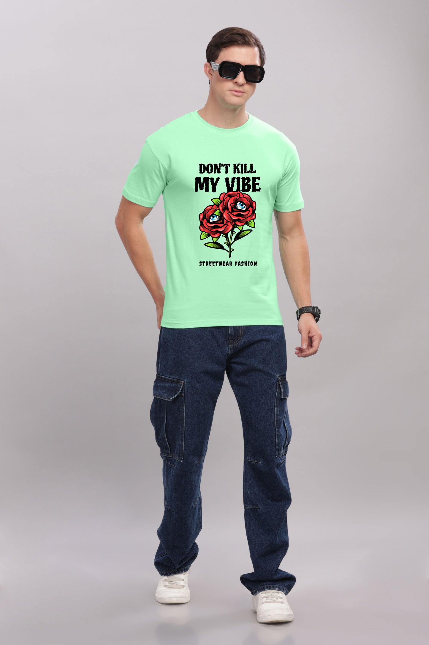 Men’s Printed Oversized Baggy Fit Rich Soft Cotton Fabric T-shirt