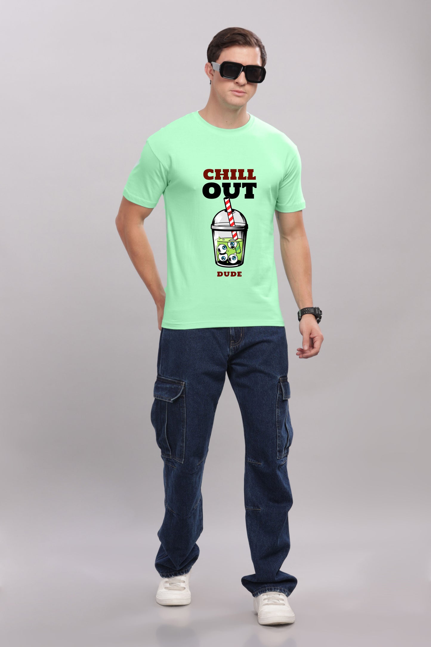 Men’s Printed Oversized Baggy Fit Rich Soft Cotton Fabric T-shirt