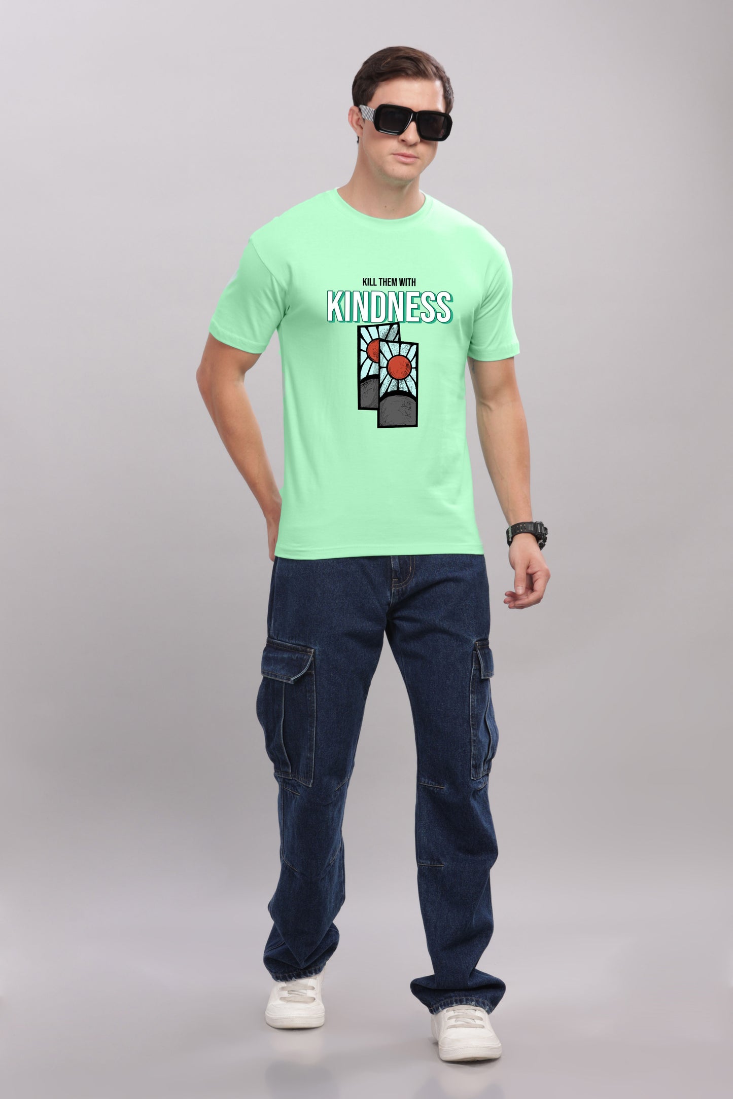 Men’s Printed Oversized Baggy Fit Rich Soft Cotton Fabric T-shirt