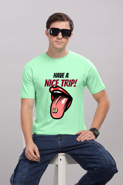 Men’s Printed Oversized Baggy Fit Rich Soft Cotton Fabric T-shirt