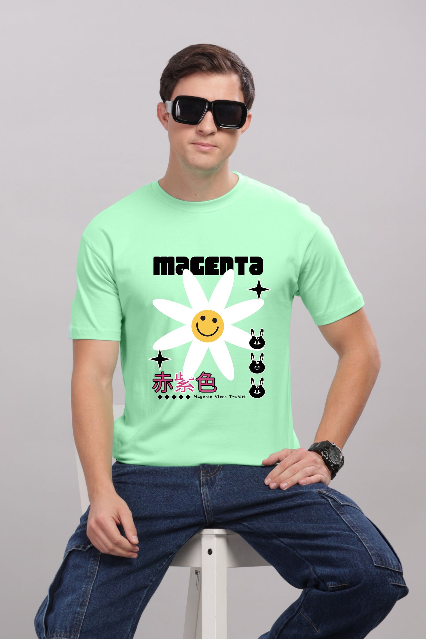 Men’s Printed Oversized Baggy Fit Rich Soft Cotton Fabric T-shirt