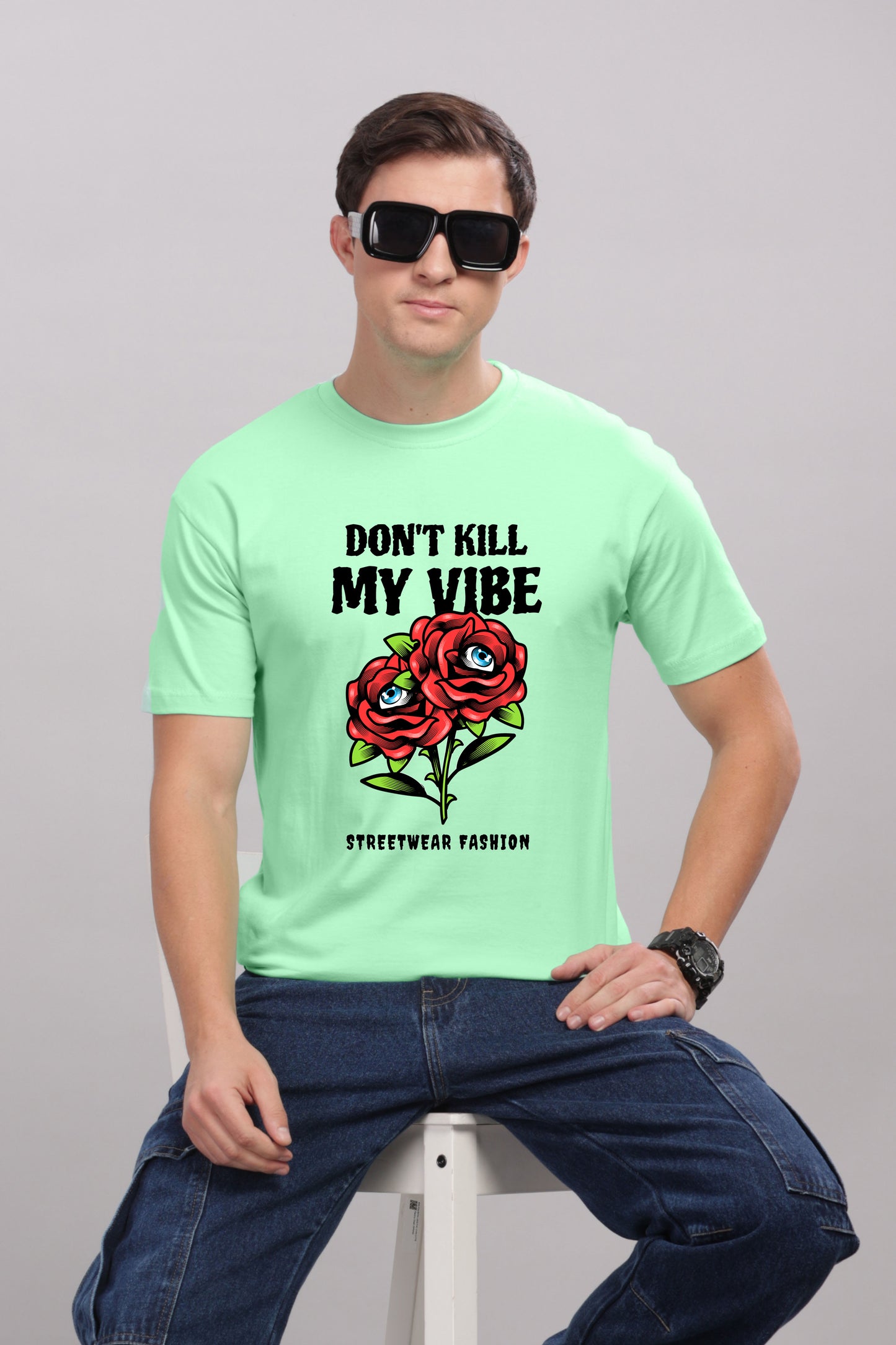 Men’s Printed Oversized Baggy Fit Rich Soft Cotton Fabric T-shirt
