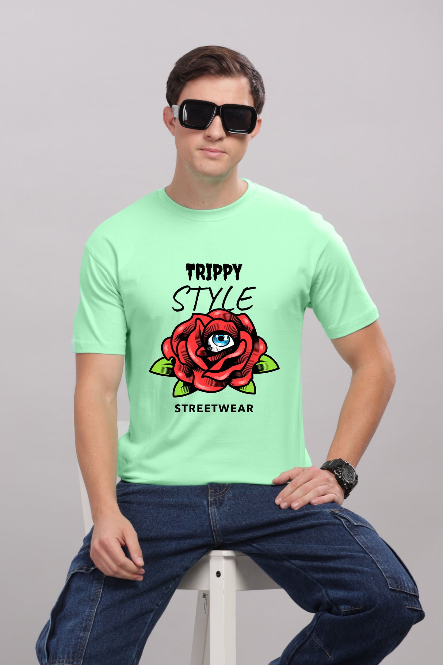 Men’s Printed Oversized Baggy Fit Rich Soft Cotton Fabric T-shirt