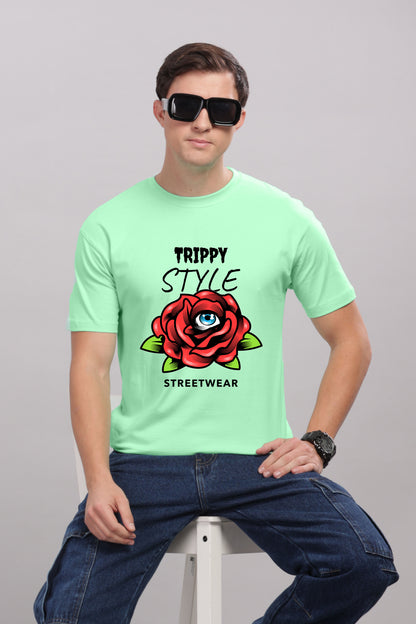 Men’s Printed Oversized Baggy Fit Rich Soft Cotton Fabric T-shirt