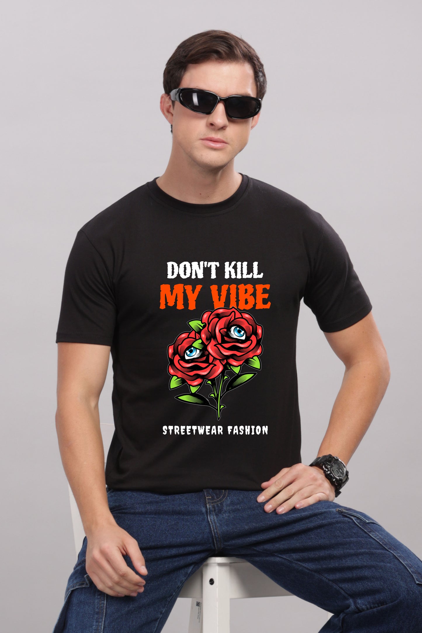 Men’s Printed Oversized Baggy Fit Rich Soft Cotton Fabric T-shirt