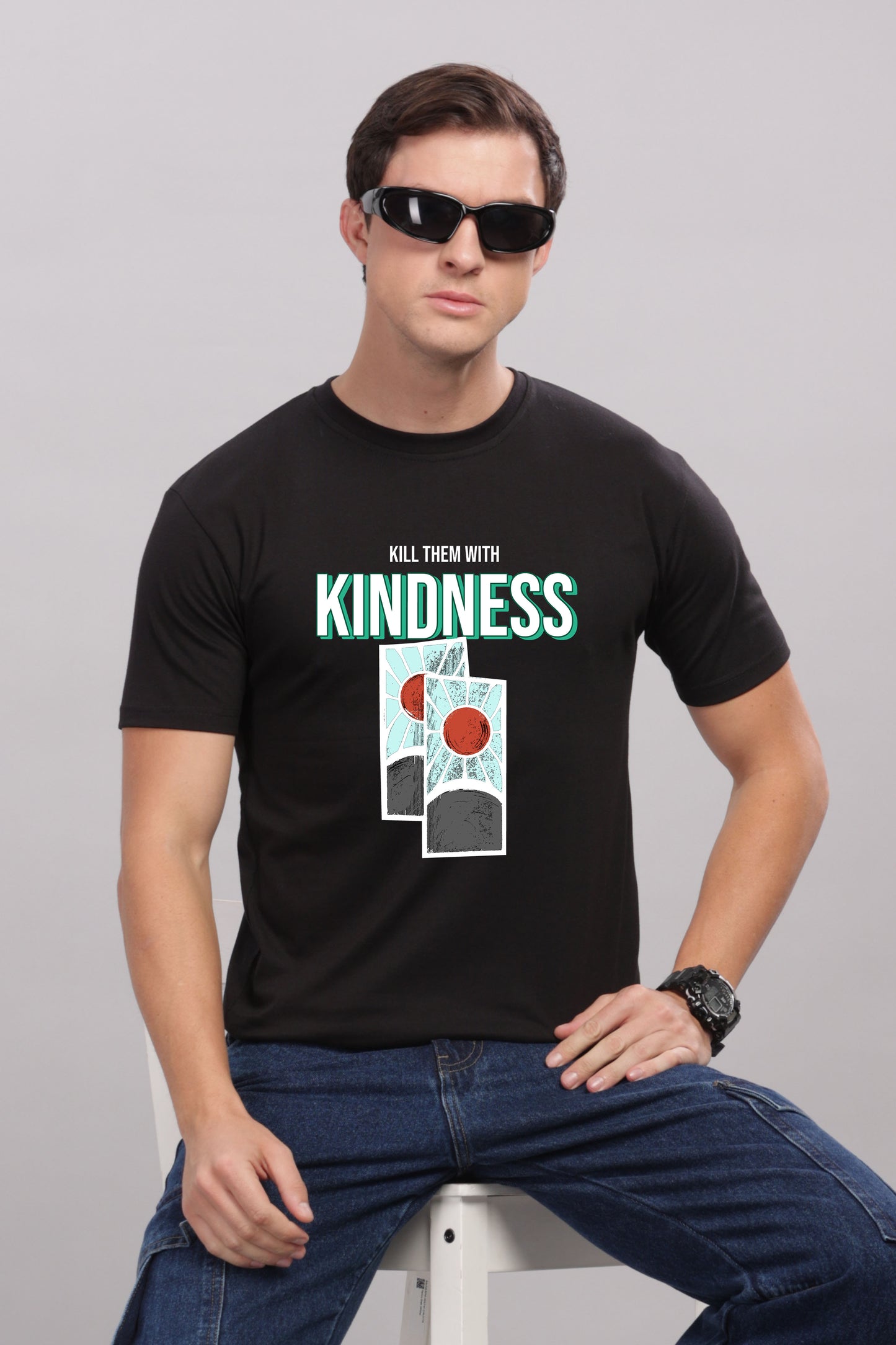 Men’s Printed Oversized Baggy Fit Rich Soft Cotton Fabric T-shirt