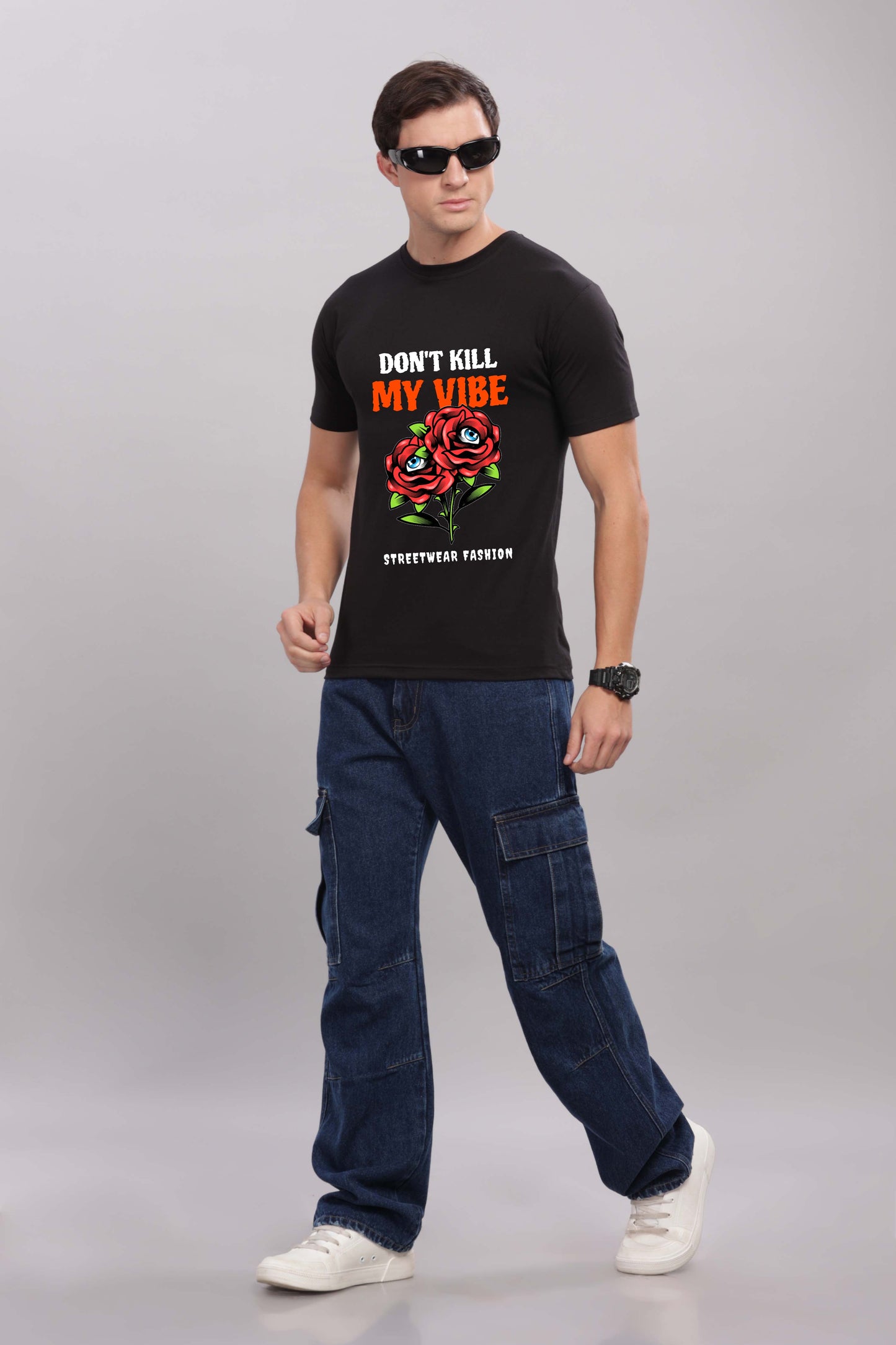 Men’s Printed Oversized Baggy Fit Rich Soft Cotton Fabric T-shirt