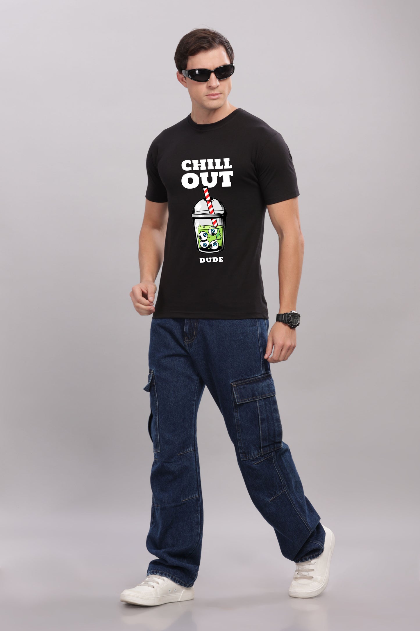 Men’s Printed Oversized Baggy Fit Rich Soft Cotton Fabric T-shirt