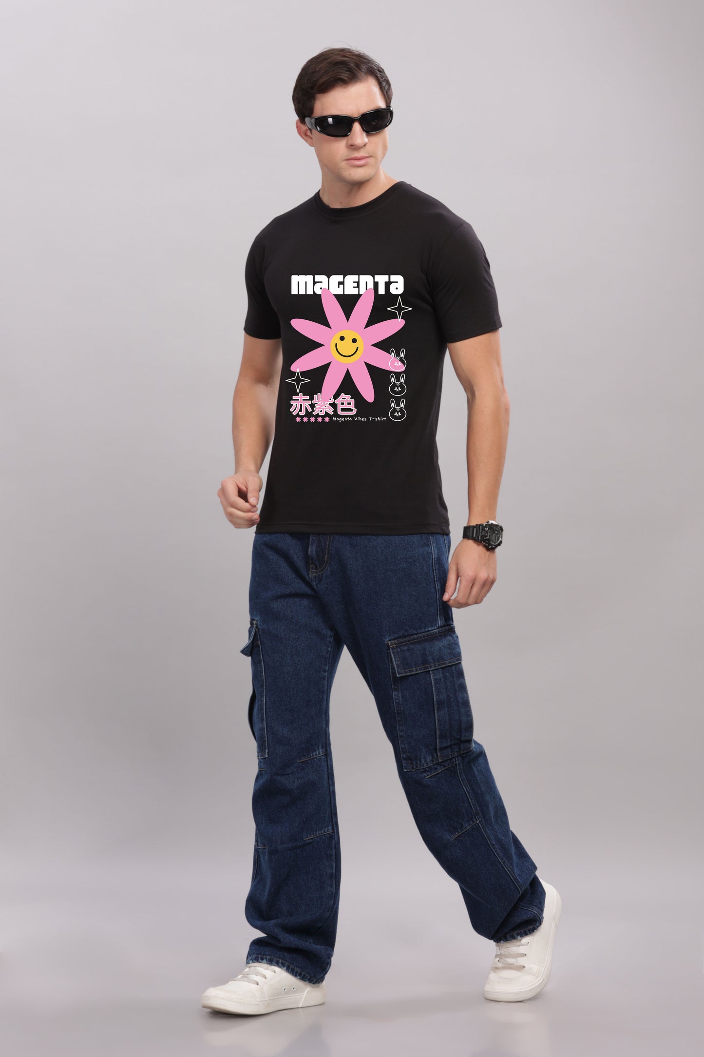 Men’s Printed Oversized Baggy Fit Rich Soft Cotton Fabric T-shirt