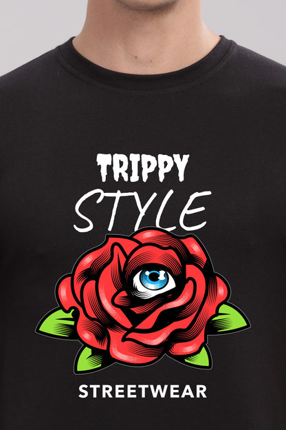 Men’s Printed Oversized Baggy Fit Rich Soft Cotton Fabric T-shirt