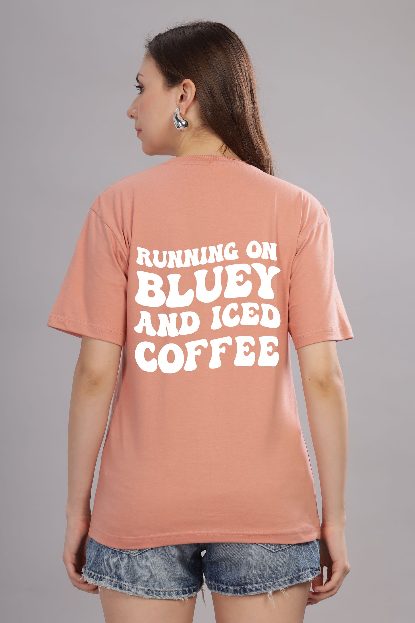 Running on Bluey and Iced Coffee Women’s T-Shirt