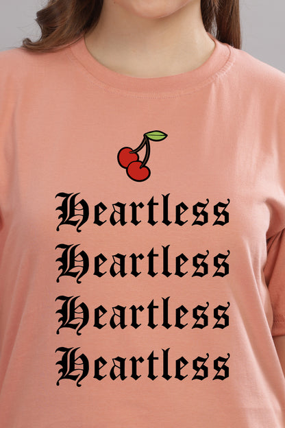 Women’s Printed Oversized Baggy Fit Rich Soft Cotton Fabric T-shirt