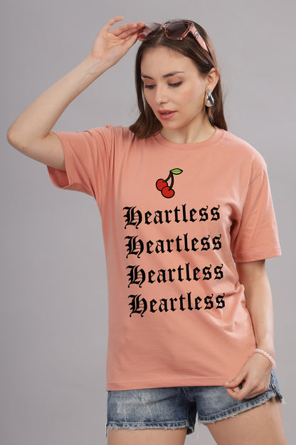 Women’s Printed Oversized Baggy Fit Rich Soft Cotton Fabric T-shirt