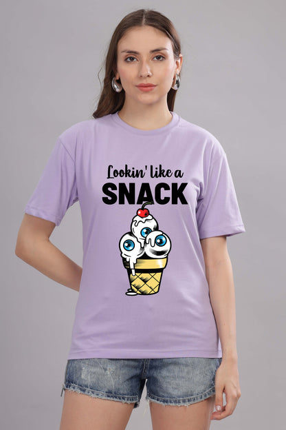 Women’s Printed Oversized Baggy Fit Rich Soft Cotton Fabric T-shirt