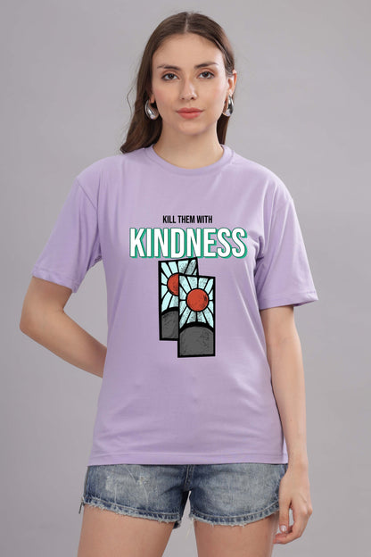 Women’s Printed Oversized Baggy Fit Rich Soft Cotton Fabric T-shirt