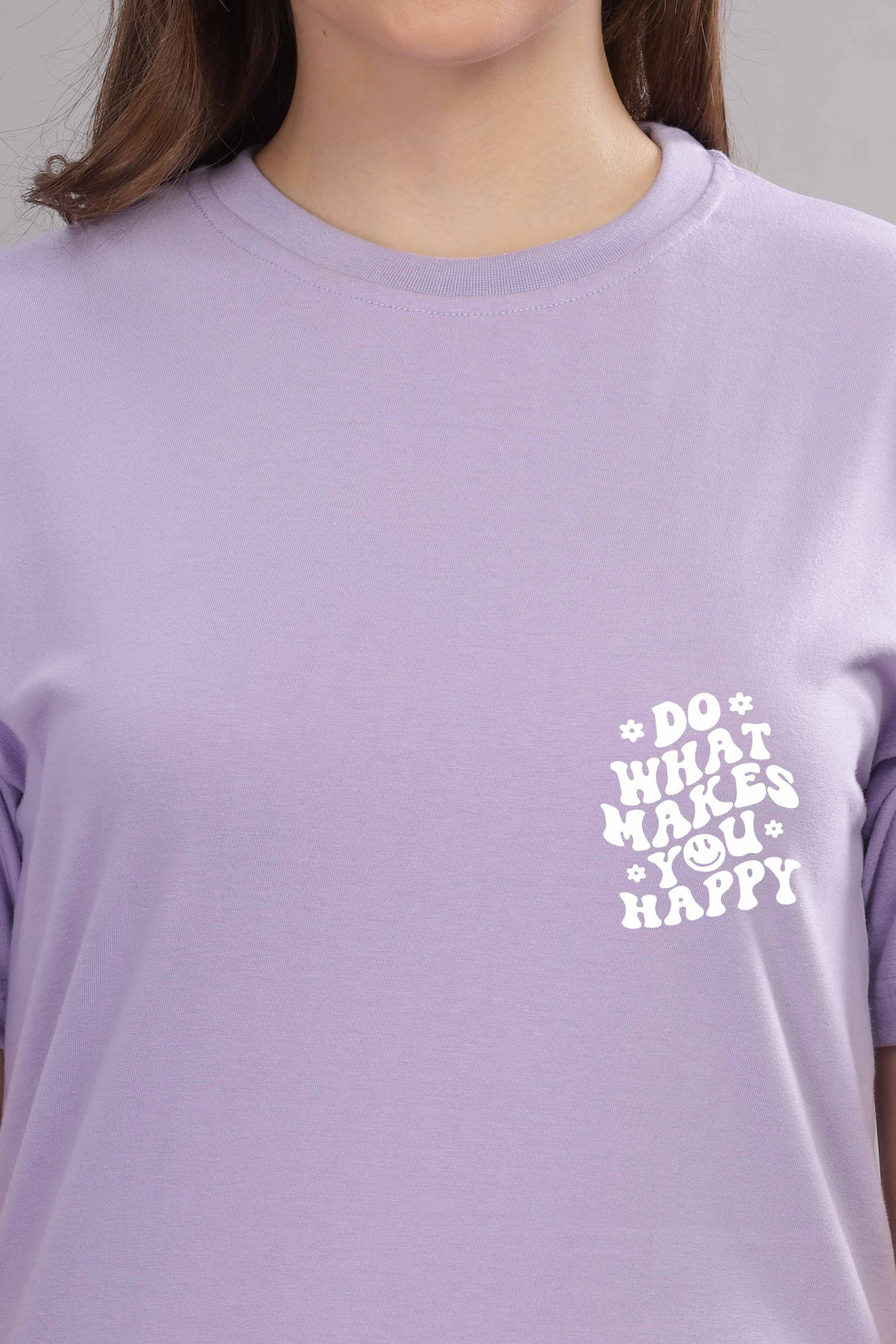 Do What Makes You Happy Women’s Oversized Baggy Fit T-Shirt