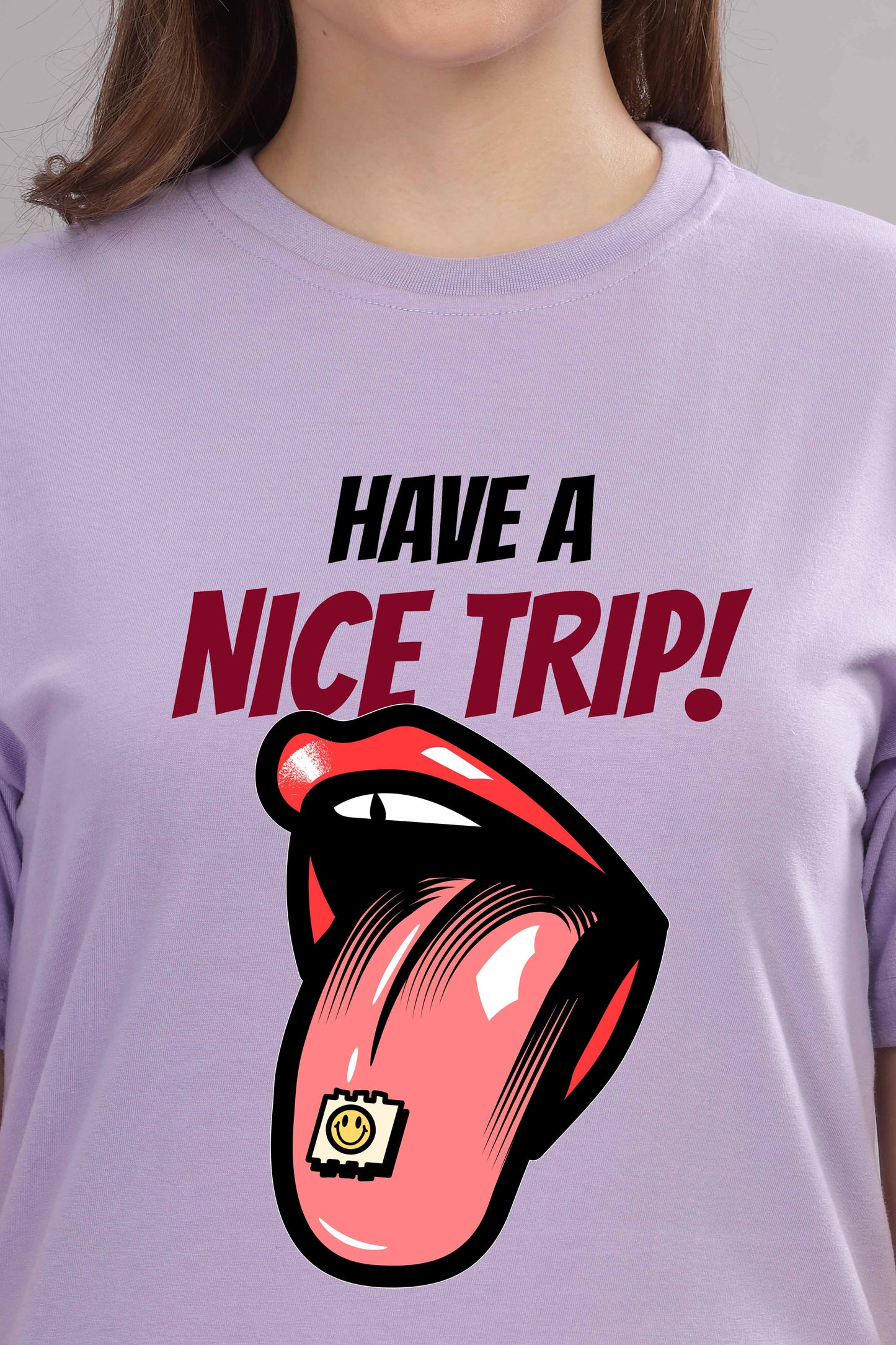 Women’s Printed Oversized Baggy Fit Rich Soft Cotton Fabric T-shirt