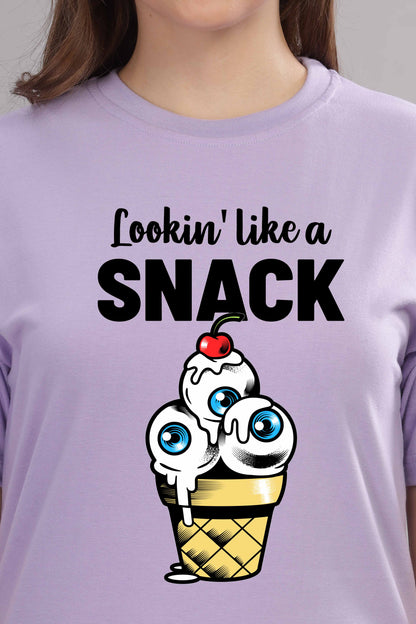 Women’s Printed Oversized Baggy Fit Rich Soft Cotton Fabric T-shirt