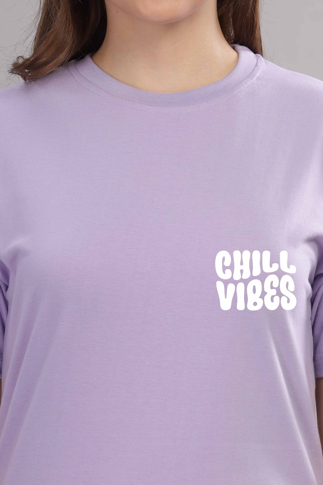 Chill Vibes Women’s Relaxed Fit Oversized Baggy Fit T-Shirt