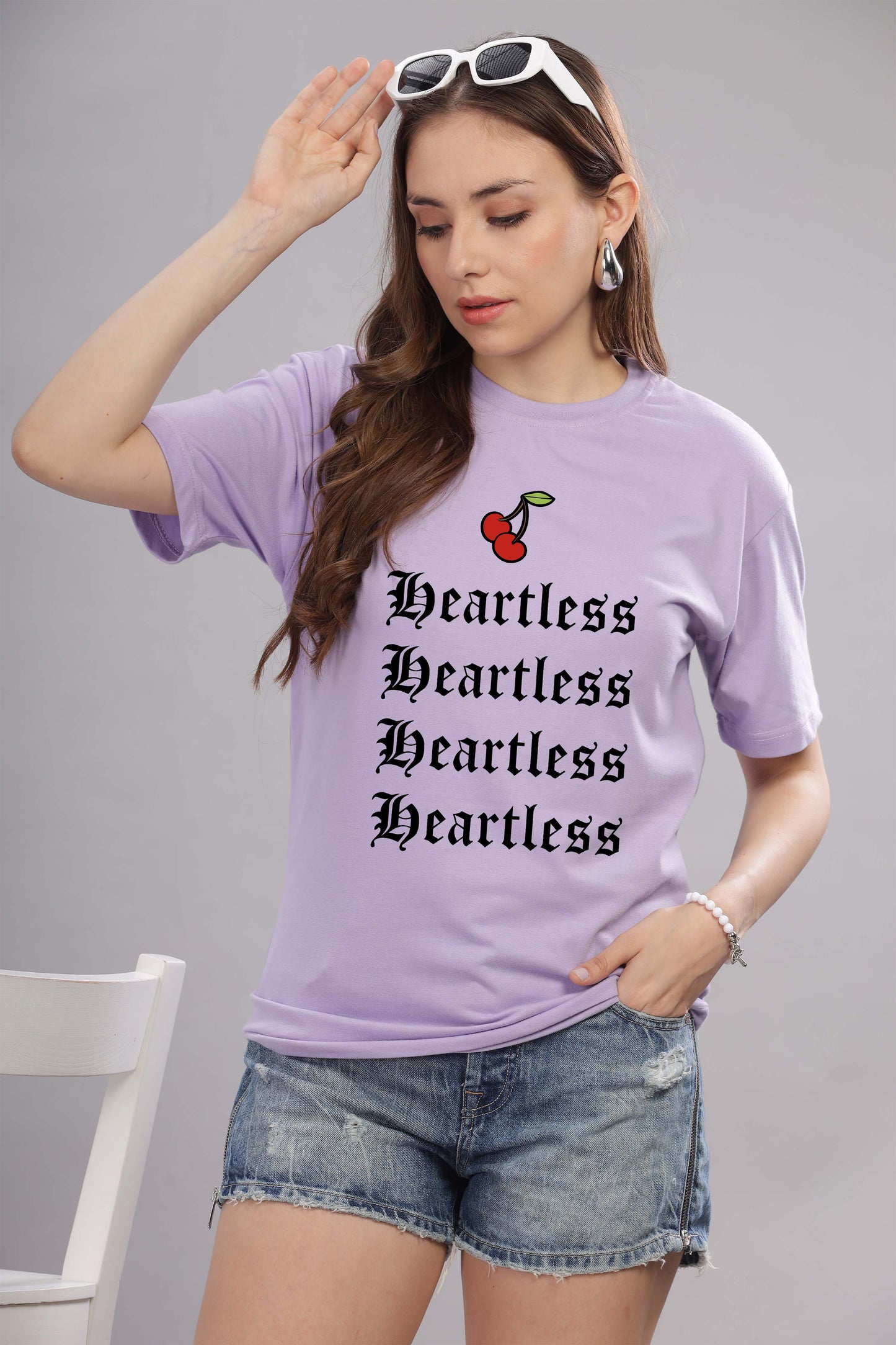 Women’s Printed Oversized Baggy Fit Rich Soft Cotton Fabric T-shirt