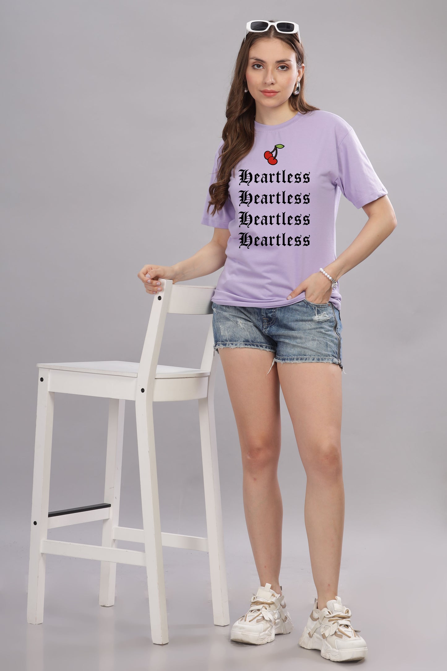 Women’s Printed Oversized Baggy Fit Rich Soft Cotton Fabric T-shirt
