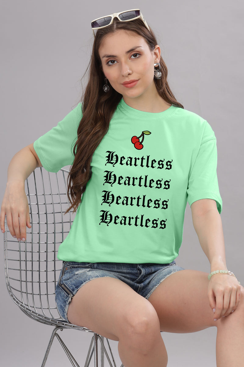 Women’s Printed Oversized Baggy Fit Rich Soft Cotton Fabric T-shirt