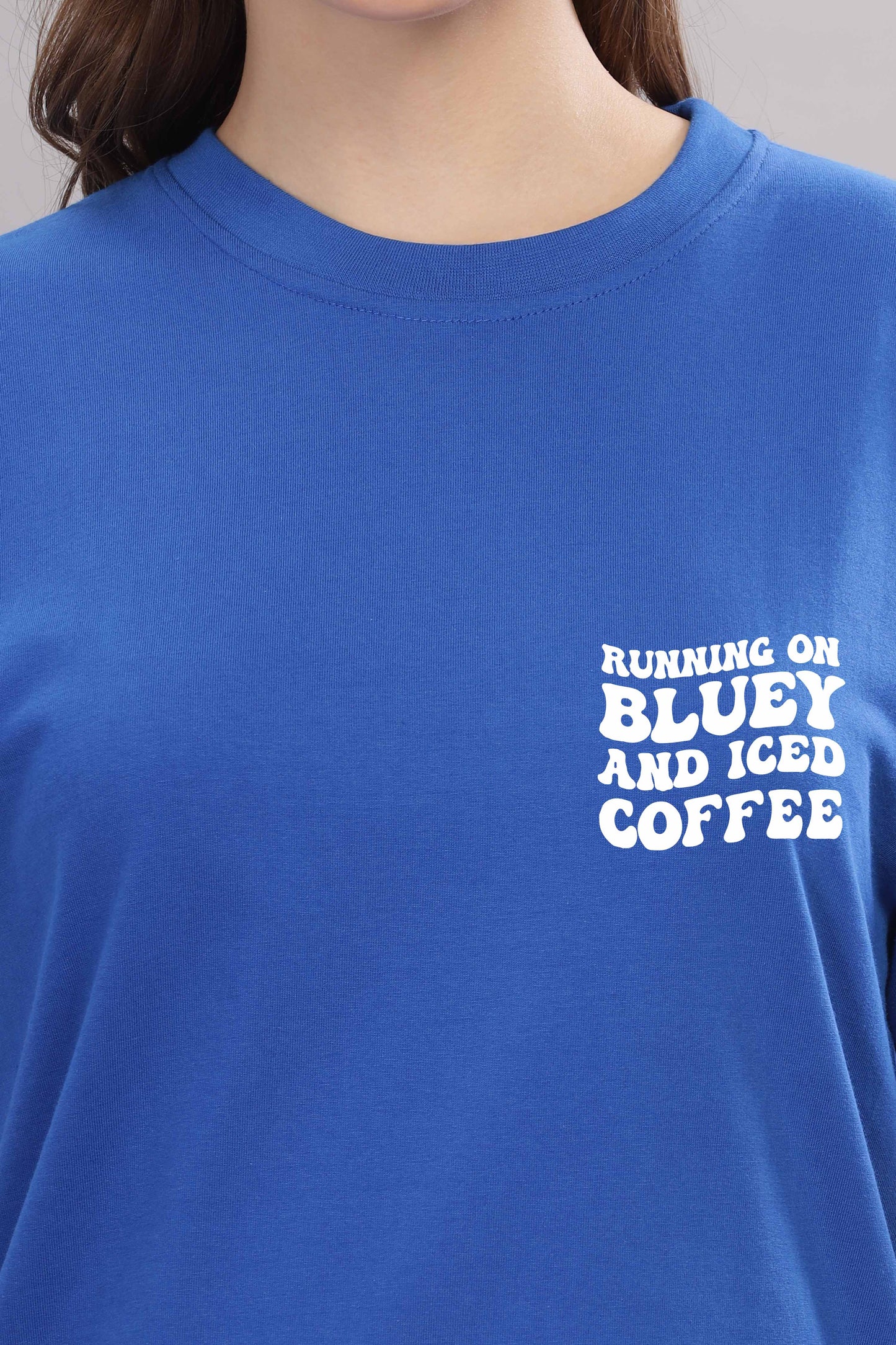 Running on Bluey and Iced Coffee Women’s T-Shirt