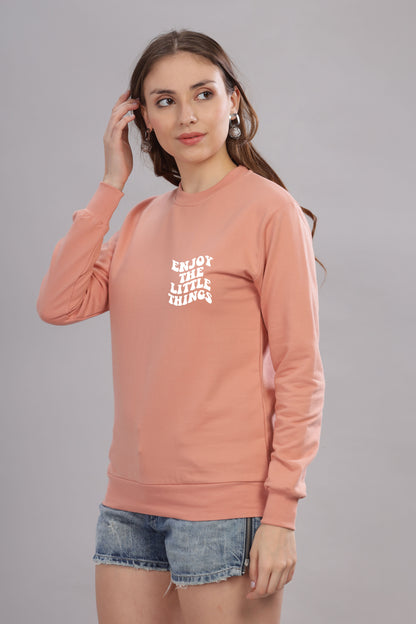 Enjoy the Little Things Women’s Sweatshirt | Cozy & Stylish