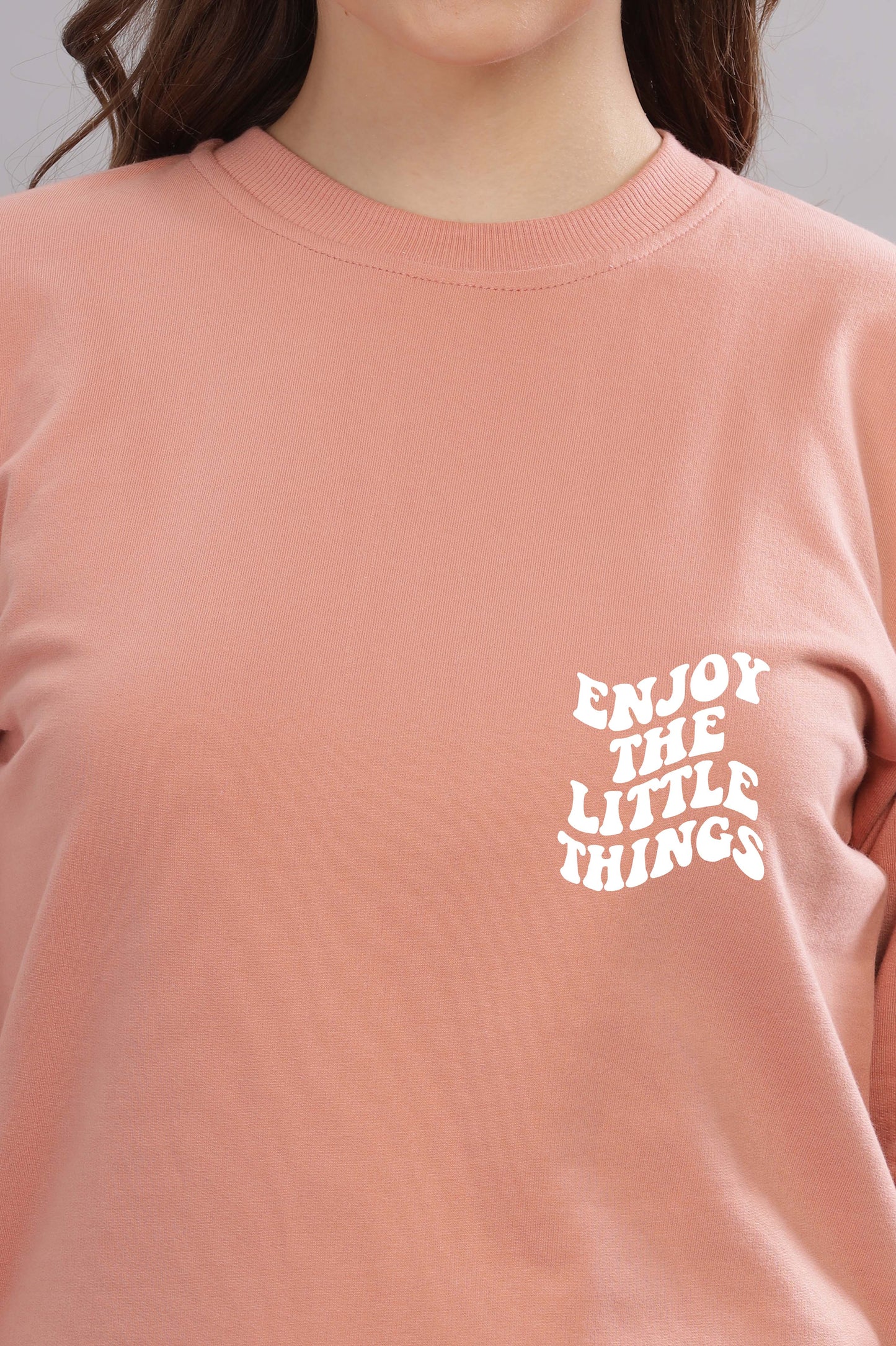 Enjoy the Little Things Women’s Sweatshirt | Cozy & Stylish
